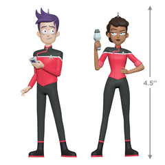 Star Trek™: Lower Decks Ensigns Beckett Mariner and Bradward Boimler Ornaments, Set of 2