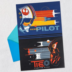 Star Wars™ Millennium Falcon™ Galactically Great Birthday Card With Fold-Out Poster