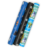 Star Wars™ Characters and Ships 3-Pack Wrapping Paper Mini Roll Bundle, 45 sq. ft. total