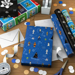 Star Wars™ Characters and Ships 3-Pack Wrapping Paper Mini Roll Bundle, 45 sq. ft. total