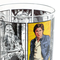 Star Wars™ Han Solo™ and Princess Leia™ Drinking Glasses, Set of 2