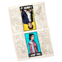 Star Wars™ Han Solo™ and Princess Leia™ Tea Towel, 18x26