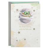 Star Wars: The Mandalorian™ Grogu™ The Force Is Strong With This Little One New Baby Card