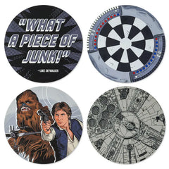 Star Wars™ Coasters in Sculpted Millennium Falcon™ Holder