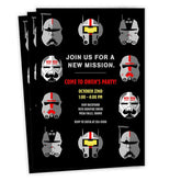 Star Wars: The Bad Batchâ„¢ Birthday Invitation
