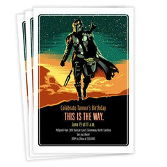 Star Wars: The Mandalorian™ This Is the Way Birthday Invitation