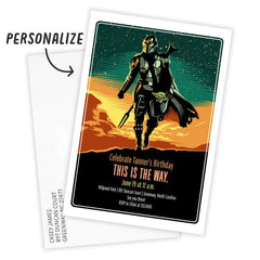 Star Wars: The Mandalorian™ This Is the Way Birthday Invitation