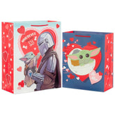Star Wars: The Mandalorianâ„¢ 2-Pack Large and XL Valentine's Day Gift Bags