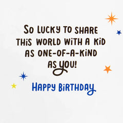 Hooray for Your Day Confetti Shaker Birthday Card for Grandson