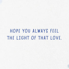 Light of Love Sympathy Card