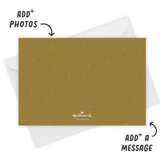 Heaven and Nature Sing Flat Christmas Photo Card