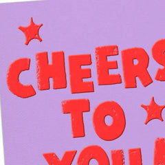 Cheers to You Congratulations Card