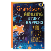 Love When You're Around Birthday Card for Grandson