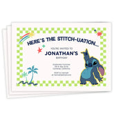Disney Stitch Stitch-Uation Flat Birthday Invitation