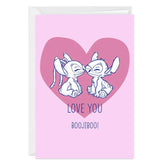 Disney Lilo & Stitch Custom Valentine's Day Card