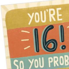Pretty Special All the Time 16th Birthday Card