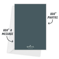 Bold Striped Blocks Flat Holiday Photo Card