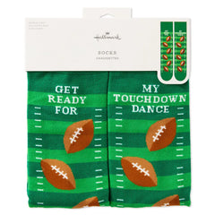 Touchdown Dance Football Novelty Crew Socks