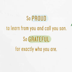 Proud of Exactly Who You Are Birthday Card for Son