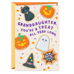 You're A Treat Halloween Card for Granddaughter