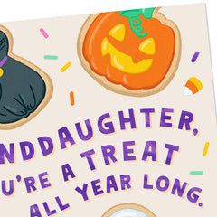 You're A Treat Halloween Card for Granddaughter