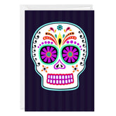 Sugar Skull Custom Day of the Dead Card