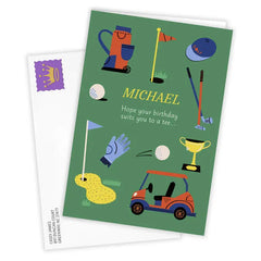 Suits You to a Tee Custom Birthday Card