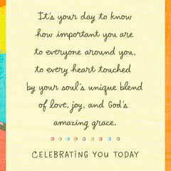 Sun Rays Birthday Card