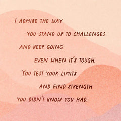 You're an Inspiration to Me Birthday Card for Sister