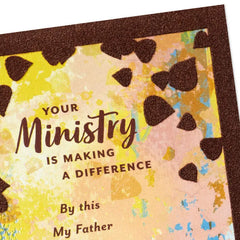 Your Ministry Is Making a Difference Religious Thank You Card
