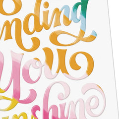 Sending You Sunshine Blank Notes, Pack of 10