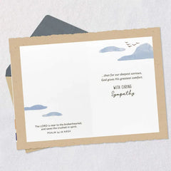 Heaven Understands Religious Sympathy Card for Family