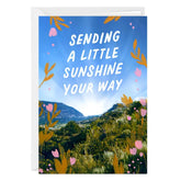 Sending Sunshine Custom Thinking of You Card