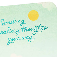 Sending Healing Thoughts Your Way Get Well Card