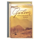 Year-Round Blessing Birthday Card for Godson