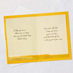 Light and Love Encouragement Card