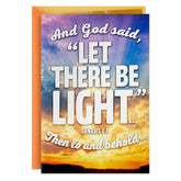 Let There Be Light Pop-Up Musical Birthday Card