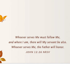 You Serve With Love Religious Clergy Appreciation Card