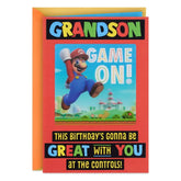 Nintendo Super Marioâ„¢ Game On! Lenticular Birthday Card for Kids