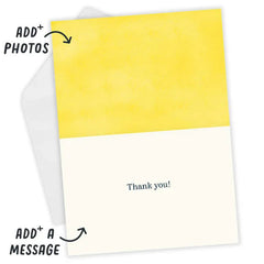 Sweet Lemons Custom Thank-You Card