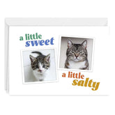 Sweet and Salty Funny Custom Card