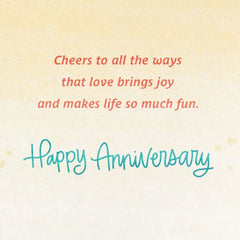 Another Year Floats By Anniversary Card