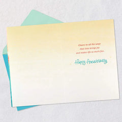Another Year Floats By Anniversary Card
