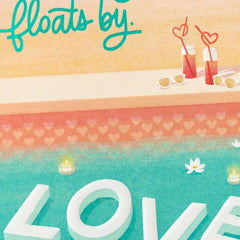 Another Year Floats By Anniversary Card