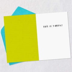 T-Rrific Dinosaur Funny Congratulations Card