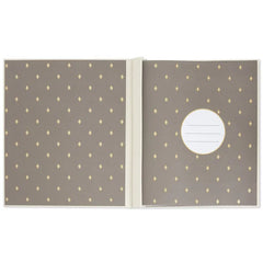 A Life Remembered Taupe Striped Refillable Photo Album
