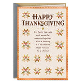 We've Made Wonderful Memories Religious Thanksgiving Card for Relative