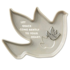 Dove-Shaped Trinket Dish With Token