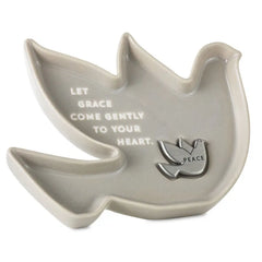 Dove-Shaped Trinket Dish With Token