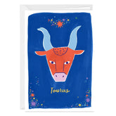 Bold and Bright Taurus Zodiac Custom Card